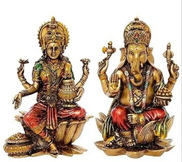 Laxmi Ganesh Idol for Diwali Decor & Gifting