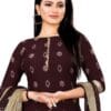 Women Crepe Bandhani Printed Pack of 2 Dress Material - Image 2