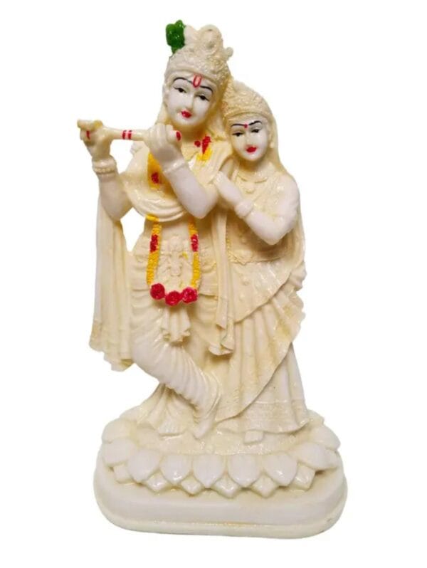 Antique Finish Lord Radha Krishna Idol