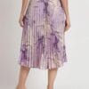 Exquisite Marble Elegance Women's Purple Skirt - Image 3