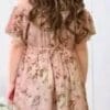 Dreamy Peach Chiffon Party Dress for Girls - Image 4