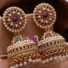 Oxidized Rajwadi Jhumka Earrings for Ethnic Elegance - Image 2