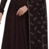 Elegant Black Anarkali Kurta with Printed Dupatta - Perfect Blend of Traditional and Contemporary Style - Image 3