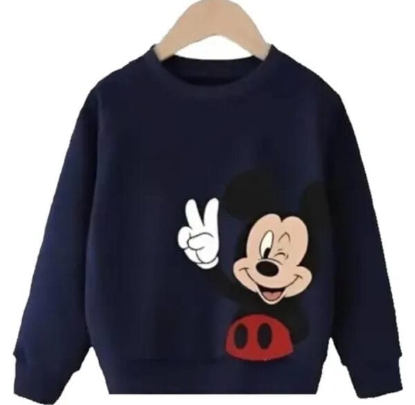 blue mickey hoodies for boys abd girls