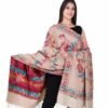 Multicolor Embroidered Wool Shawl
