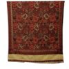 Maroon Stylish Woven Design Reversible Multicolor Women's Shawl - Image 2