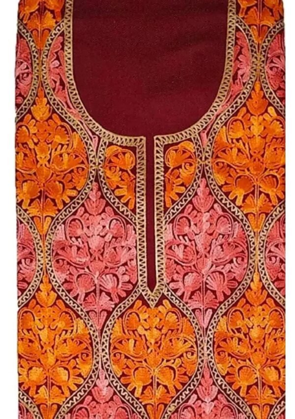 Maroon Kashmir Woolen Suit kurta