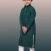 Green Kurta and Payjama Set SIDE LOOK